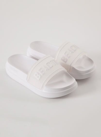 Sandalias Be Active color blanco